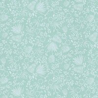 Tapete T&uuml;rkis Rice Vliestapete (1021743)