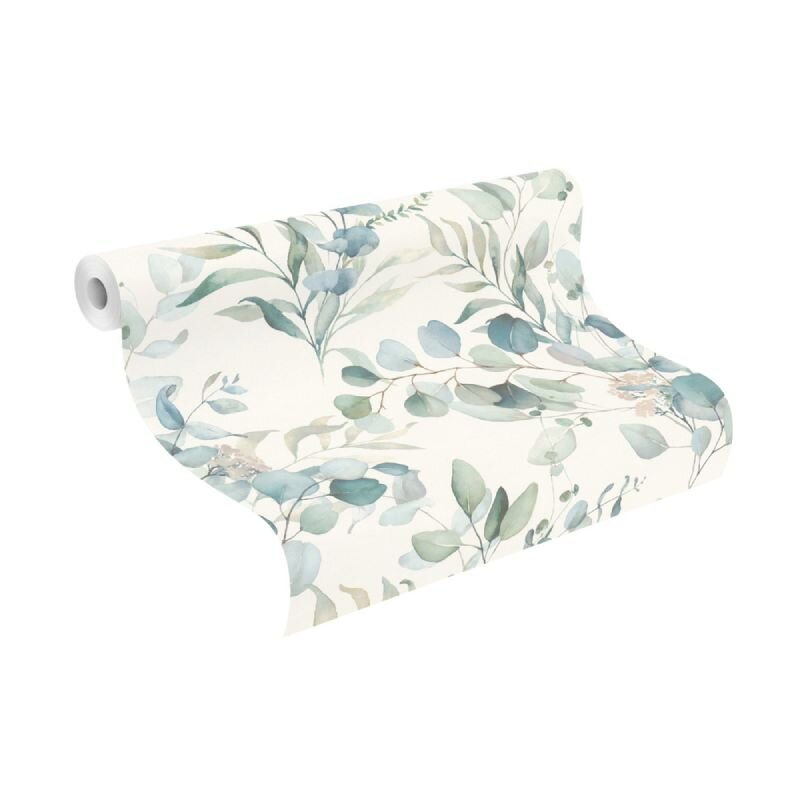 Tapete Blau, Grün, Pastellfarben Rasch Vliestapete (1043564)