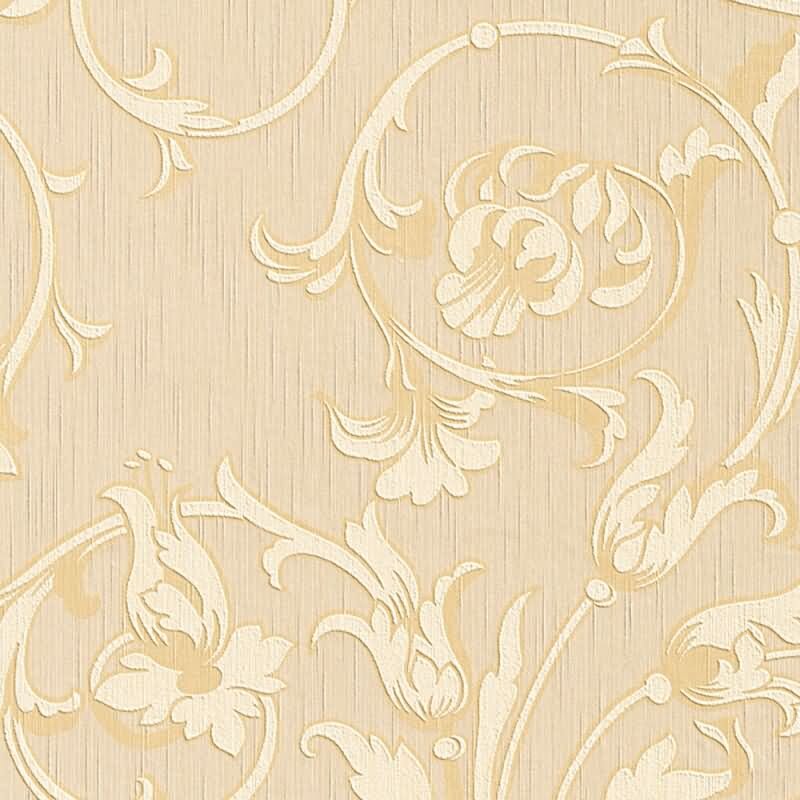 Tapete Gelb, Vanille Architects Paper Textiltapete (1024049)