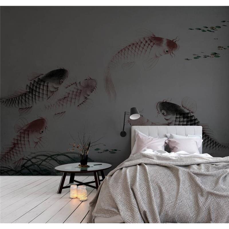 Digitaldruck-Tapete Dancing Kois 2 livingwalls (1024498)