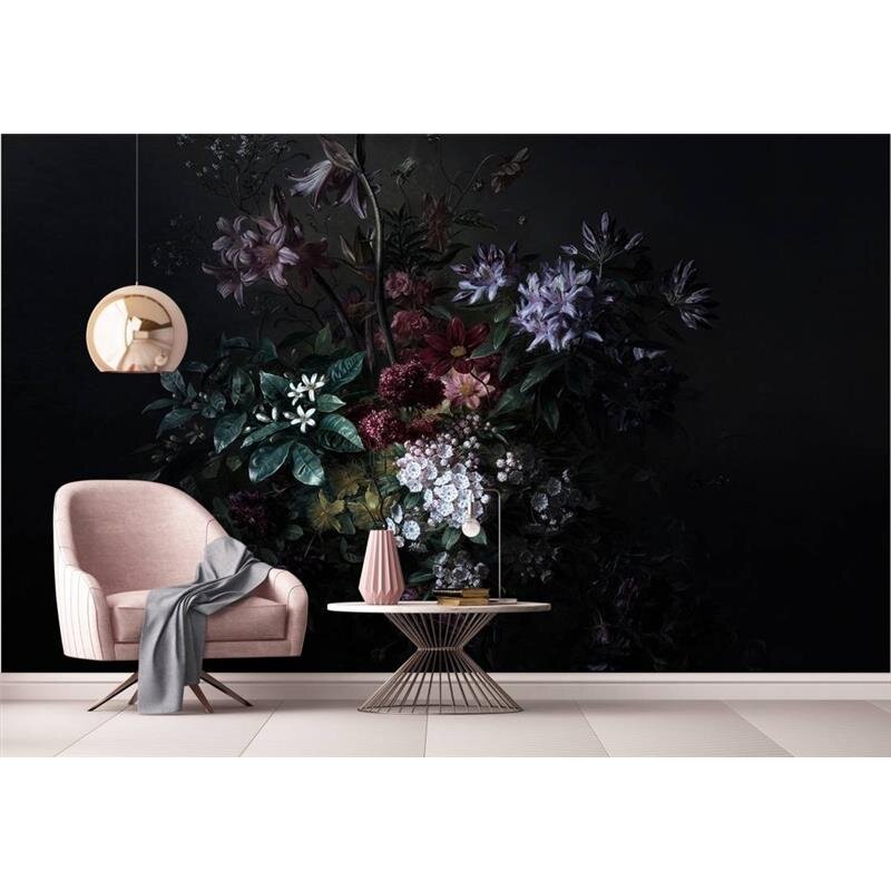 Digitaldruck-Tapete Bouquet noir 2 livingwalls (1024475)