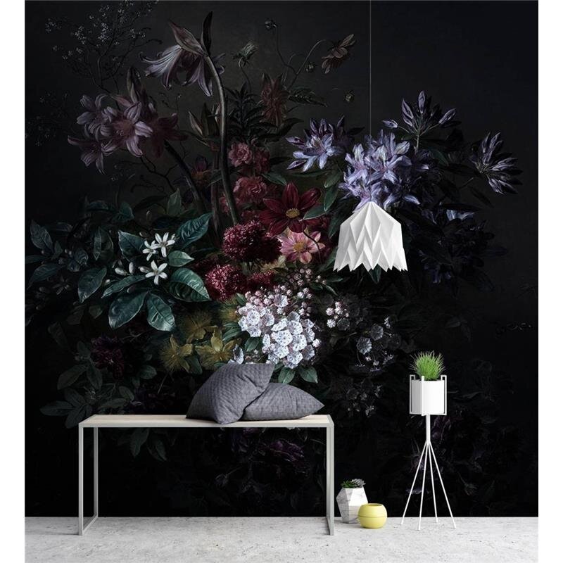 Digitaldruck-Tapete Bouquet noir 2 livingwalls (1024475)