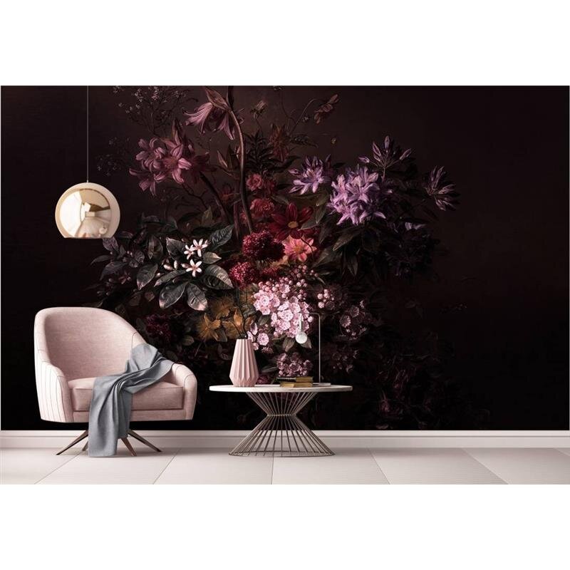 Digitaldruck-Tapete Bouquet noir 1 livingwalls (1031465)