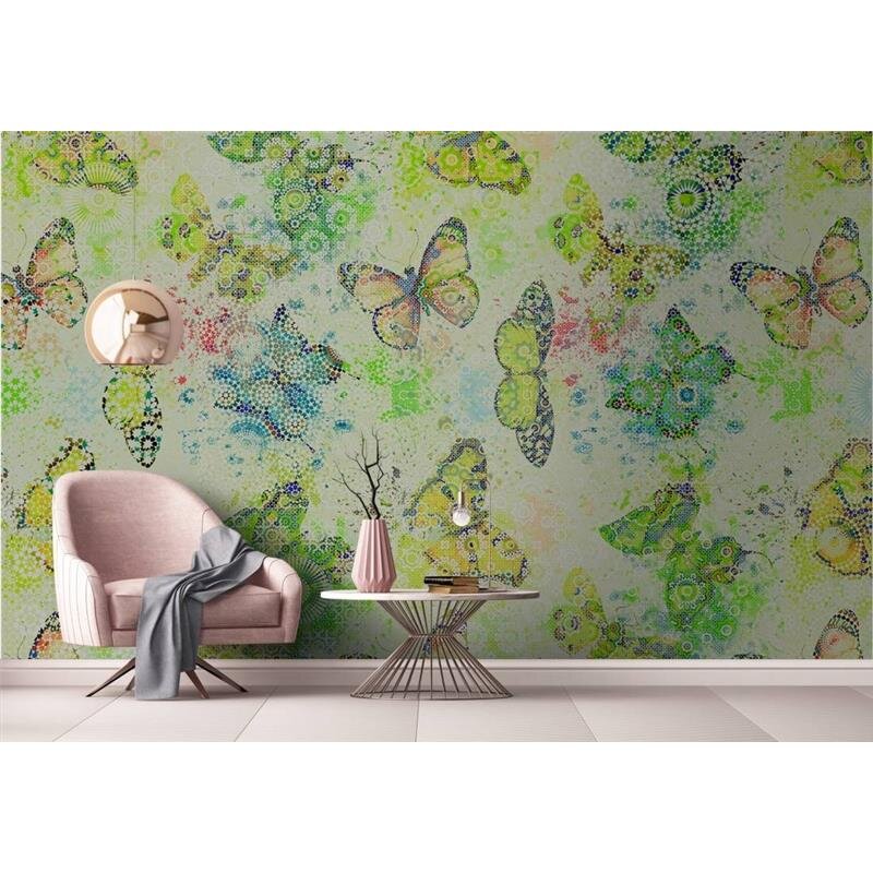 Digitaldruck-Tapete Mosaic Butterflies 3 livingwalls (1024417)
