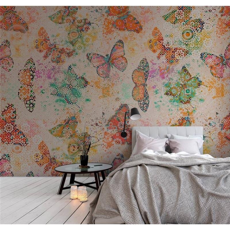 Digitaldruck-Tapete Mosaic Butterflies 2 livingwalls (1024416)