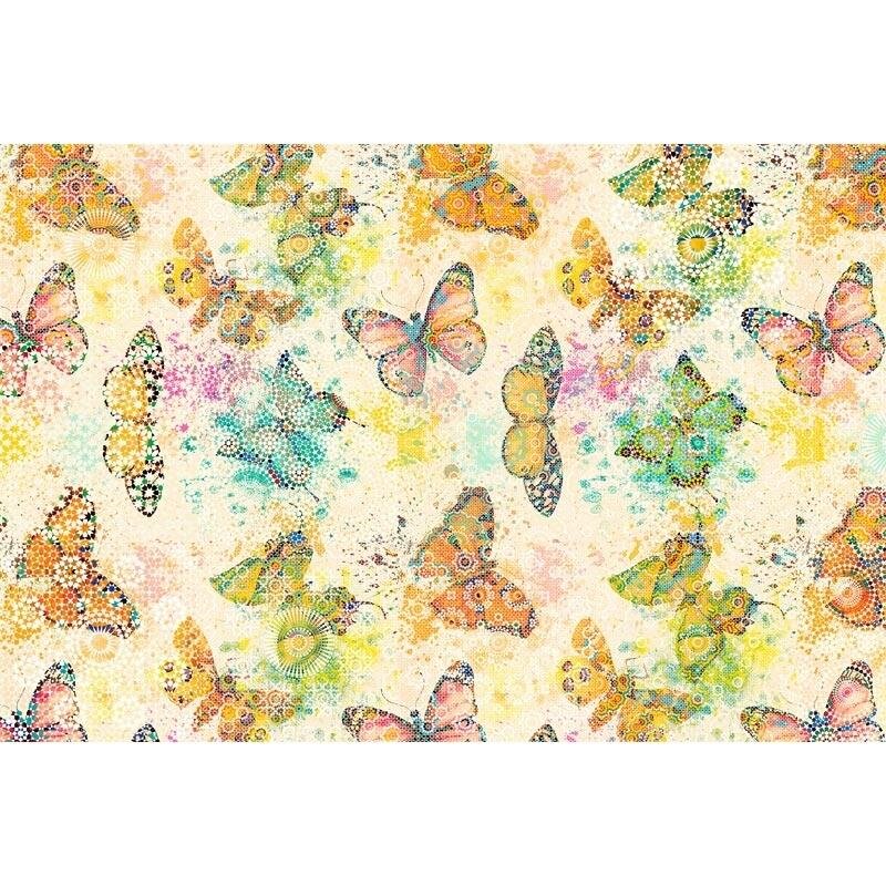 Digitaldruck-Tapete Mosaic Butterflies 1 livingwalls (1024415)