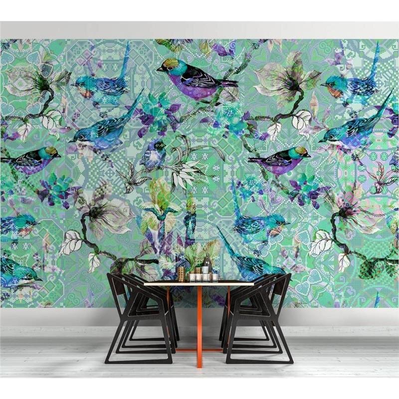 Digitaldruck-Tapete Mosaic Birds 3 livingwalls (1024414)