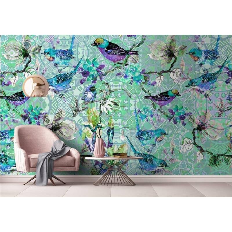 Digitaldruck-Tapete Mosaic Birds 3 livingwalls (1024414)