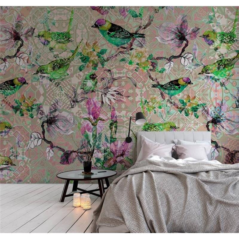 Digitaldruck-Tapete Mosaic Birds 2 livingwalls (1024413)