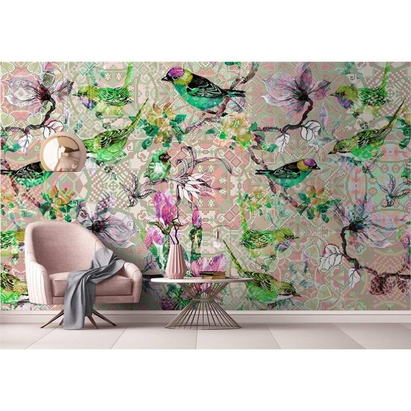 Digitaldruck-Tapete Mosaic Birds 2 livingwalls (1024413)