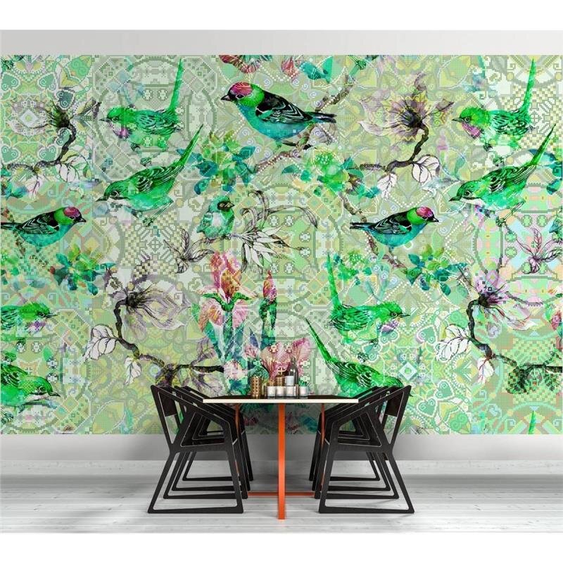 Digitaldruck-Tapete Mosaic Birds 1 livingwalls (1031450)