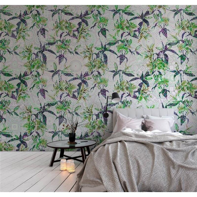 Digitaldruck-Tapete Mosaic Lilies 3 livingwalls (1031449)