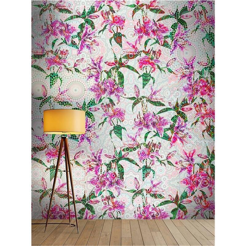 Digitaldruck-Tapete Mosaic Lilies 2 livingwalls (1024408)