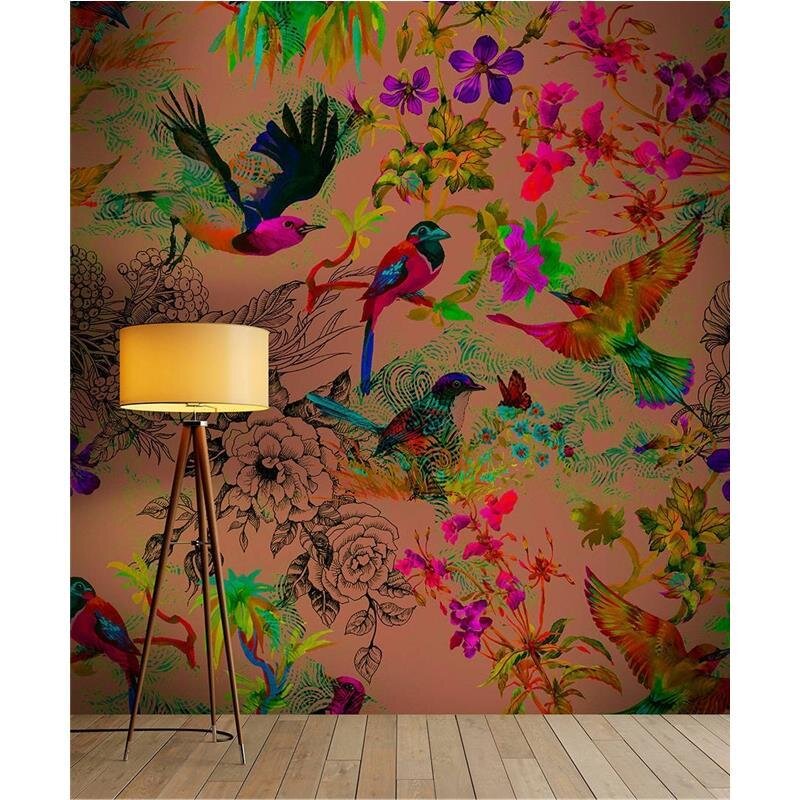 Digitaldruck-Tapete Funky birds 3 livingwalls (1031447)