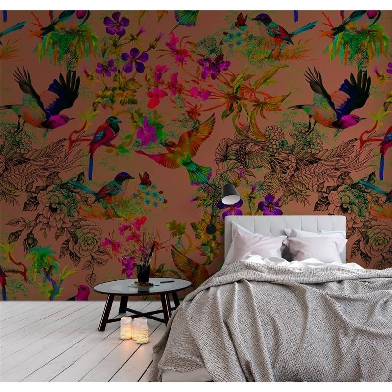Digitaldruck-Tapete Funky birds 3 livingwalls (1031447)