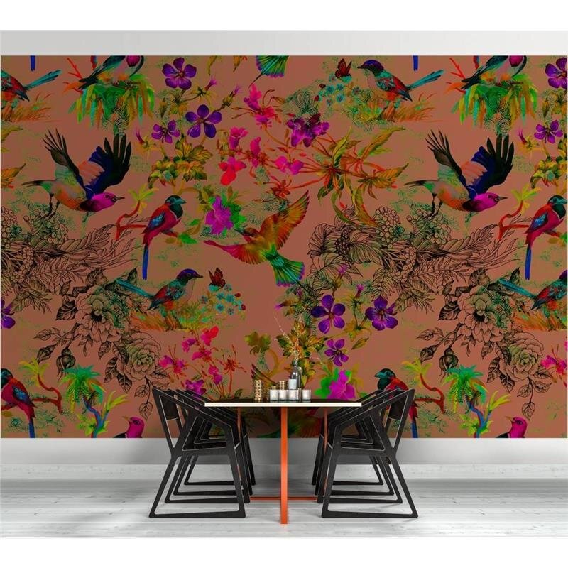 Digitaldruck-Tapete Funky birds 3 livingwalls (1031447)