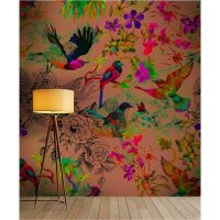 Digitaldruck-Tapete Funky birds 3 livingwalls (1031447)