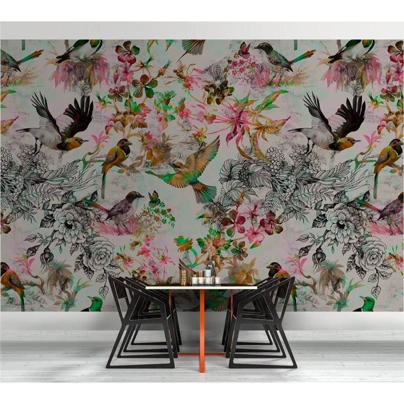 Digitaldruck-Tapete Funky birds 1 livingwalls (1024402)