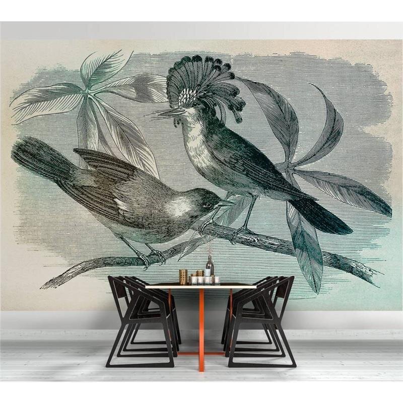 Digitaldruck-Tapete Vintage Birds 1 livingwalls (1024443)