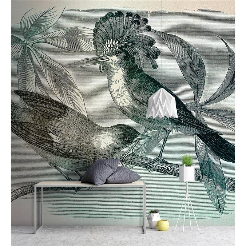 Digitaldruck-Tapete Vintage Birds 1 livingwalls (1024443)