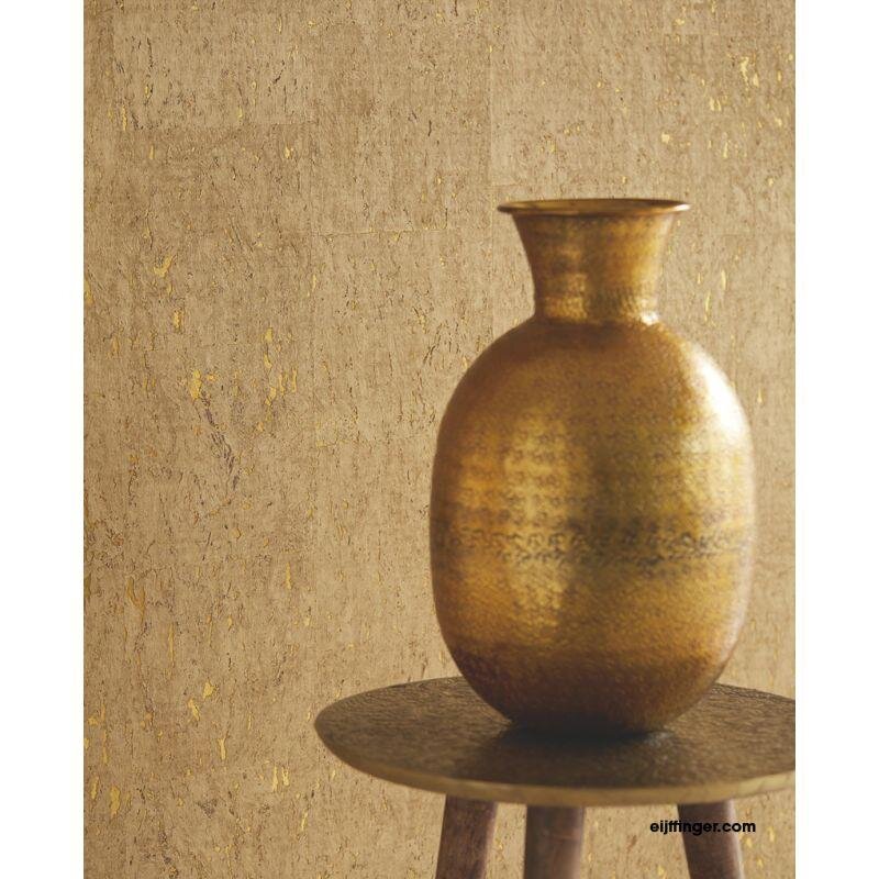 Tapete Gold, Kupfer Eijffinger Naturtapete (1029631)