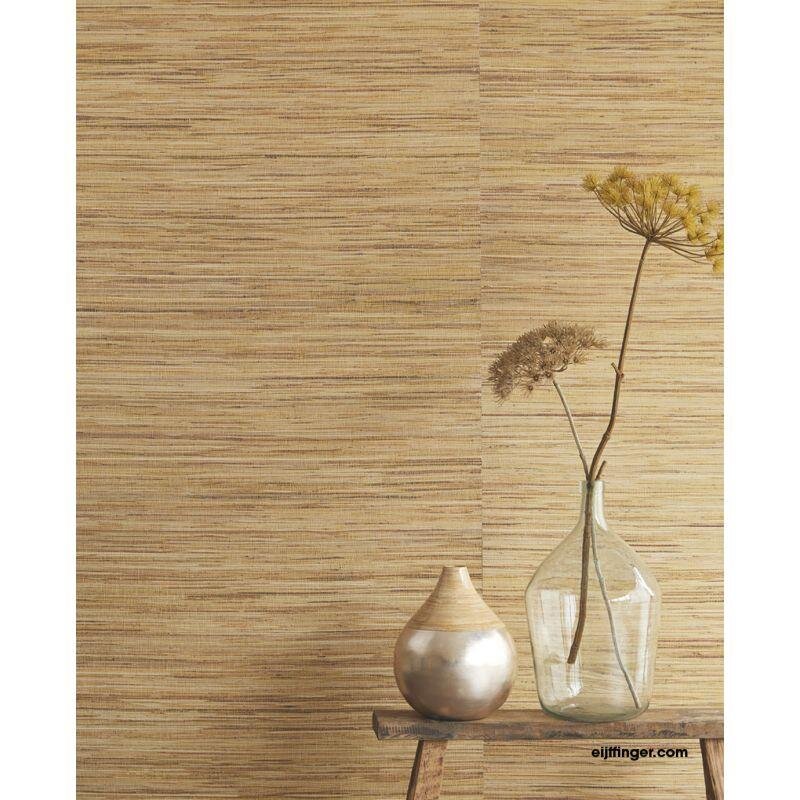 Tapete Beige, Creme, Gold, Kupfer Eijffinger Naturtapete (1021891)