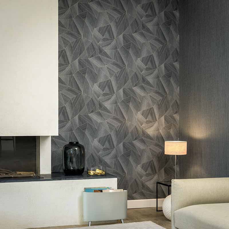 Tapete Grau, Silber, Schwarz, Anthrazit Daniel Hechter Vliestapete (1020549)