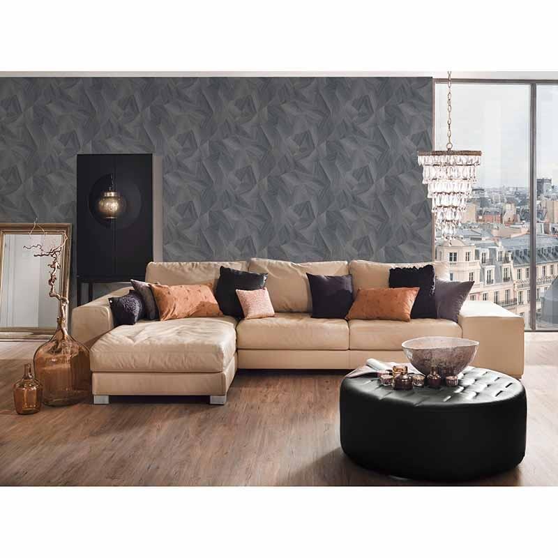 Tapete Grau, Silber, Schwarz, Anthrazit Daniel Hechter Vliestapete (1020549)