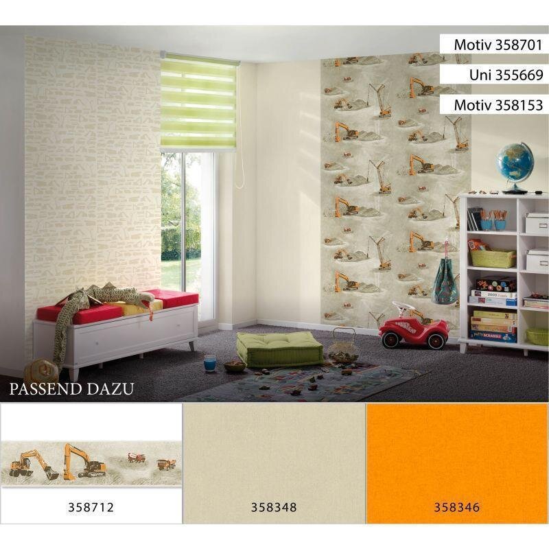 Bordüre Beige, Creme, Orange, Terrakotta AS-Creation Vlies (1020276)