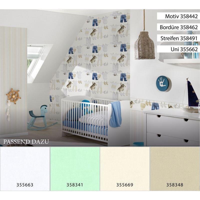 Bordüre Grau, Silber AS-Creation Vlies (1020251)