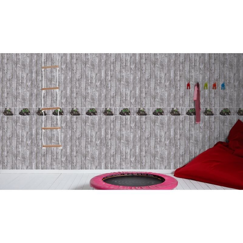 Bordüre Grau, Silber AS-Creation Vlies (1020245)