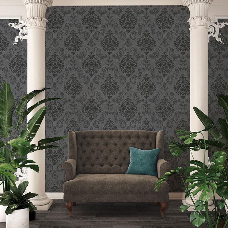 Tapete Grau, Schwarz AS-Creation Vliestapete (1023975)