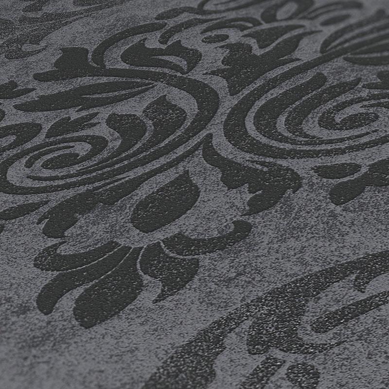 Tapete Grau, Schwarz AS-Creation Vliestapete (1023975)