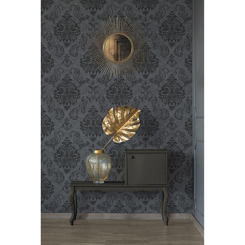 Tapete Grau, Schwarz AS-Creation Vliestapete (1023975)