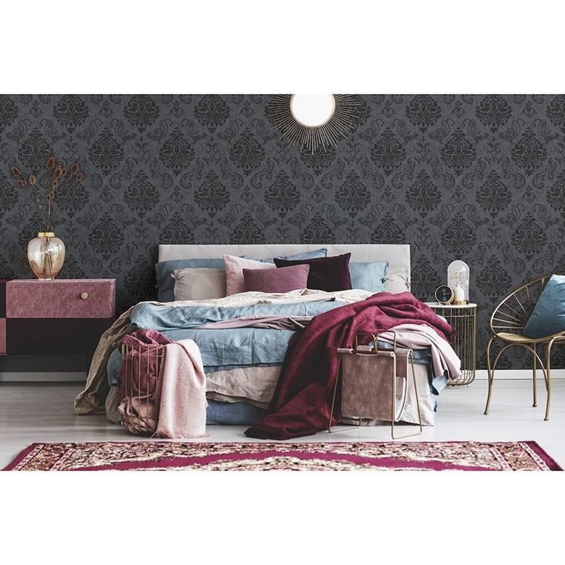 Tapete Grau, Schwarz AS-Creation Vliestapete (1023975)