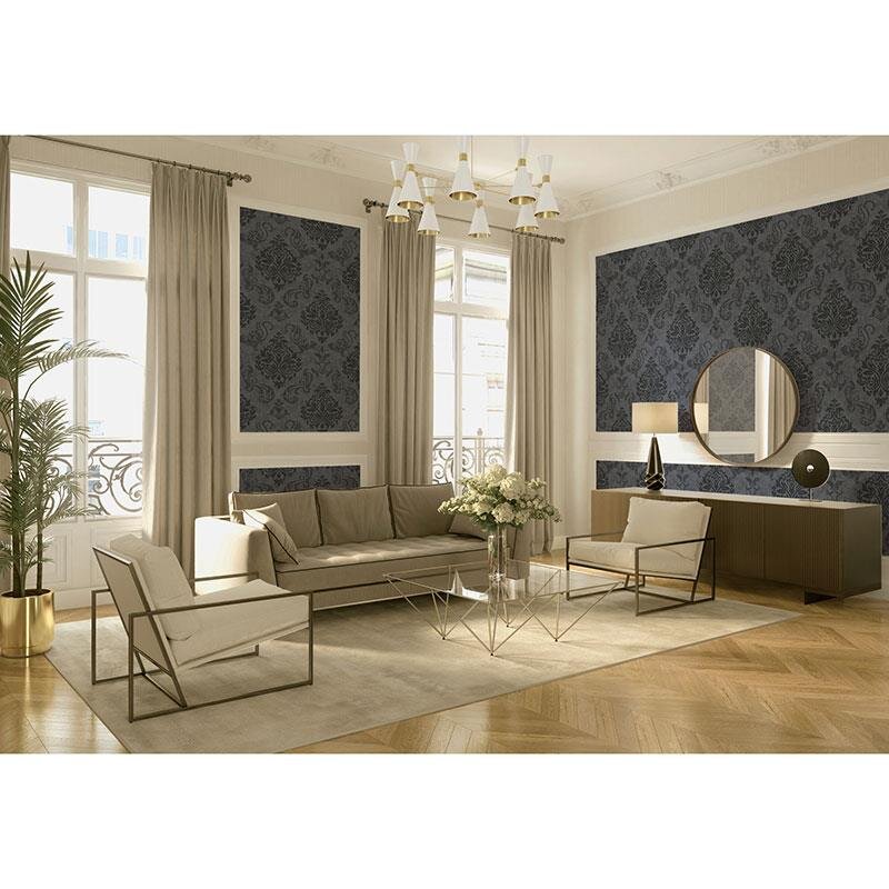 Tapete Grau, Schwarz AS-Creation Vliestapete (1023975)