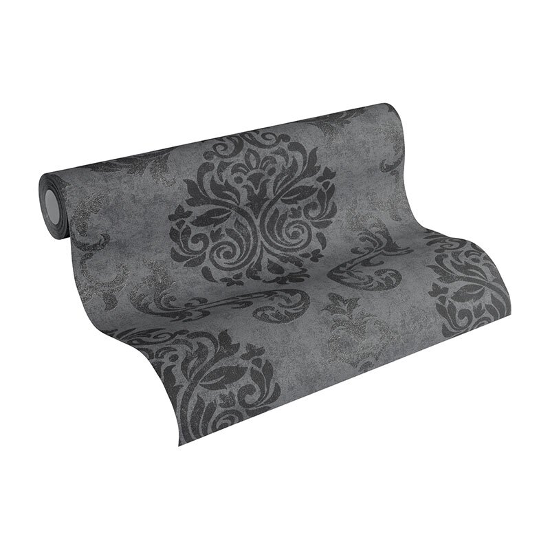 Tapete Grau, Schwarz AS-Creation Vliestapete (1023975)