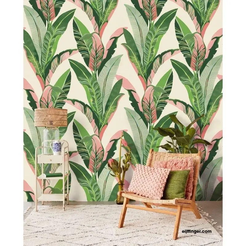 Digitaldruck-Tapete Beige, Creme, Grün Eijffinger (1021793)