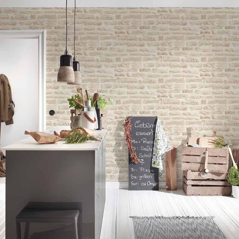 Tapete Beige, Creme AS-Creation Vliestapete (1020030)