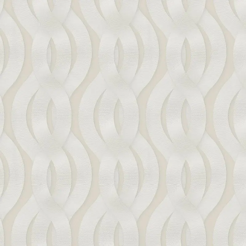 Tapete Beige, Creme, Grau, Silber Luigi Colani Vliestapete (1023031)
