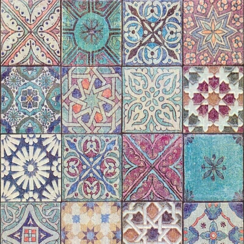 Tapete Blau, Lila, Flieder, Rosa, Rose AS-Creation Vliestapete (1020634)