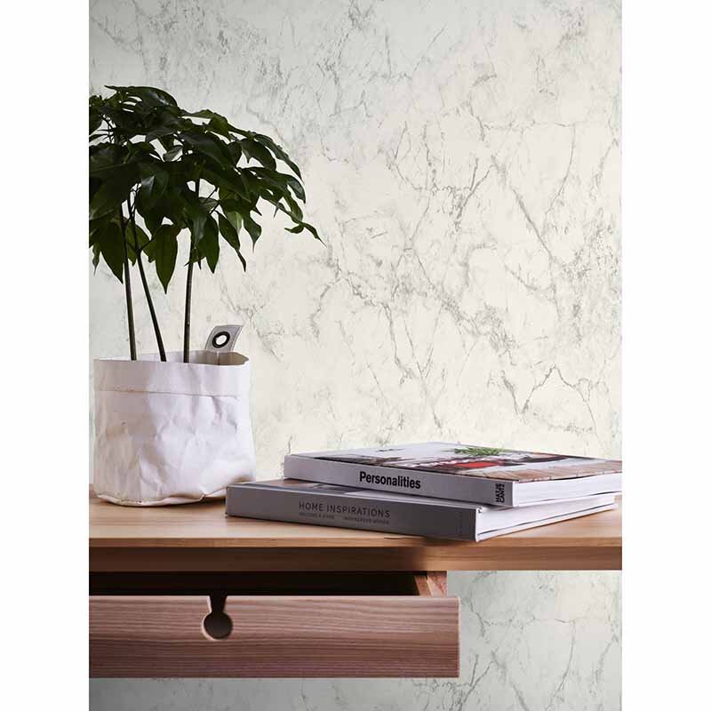 Tapete Grau, Silber, Weiß AS-Creation Vliestapete (1020594)