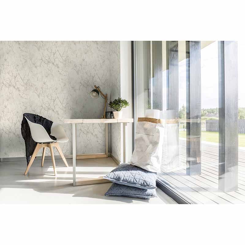 Tapete Grau, Silber, Weiß AS-Creation Vliestapete (1020594)