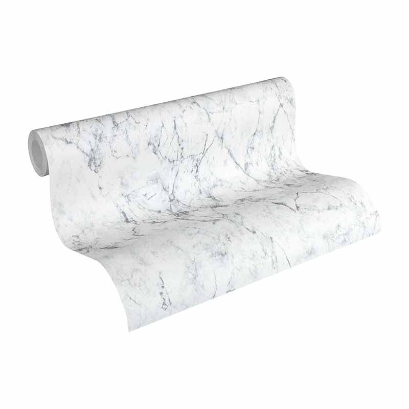 Tapete Weiß, Grau, Silber AS-Creation Vliestapete (1020593)