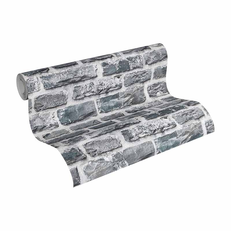 Tapete Grau, Silber, Schwarz, Anthrazit AS-Creation Vliestapete (1020557)