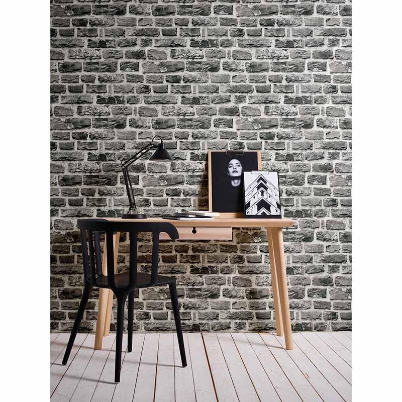 Tapete Grau, Silber, Schwarz, Anthrazit AS-Creation Vliestapete (1020557)