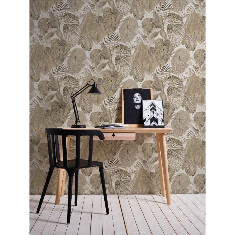 Tapete Greige, Beige, Creme livingwalls Vliestapete (1044884)