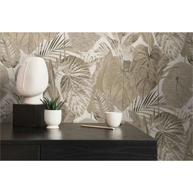 Tapete Greige, Beige, Creme livingwalls Vliestapete (1044884)