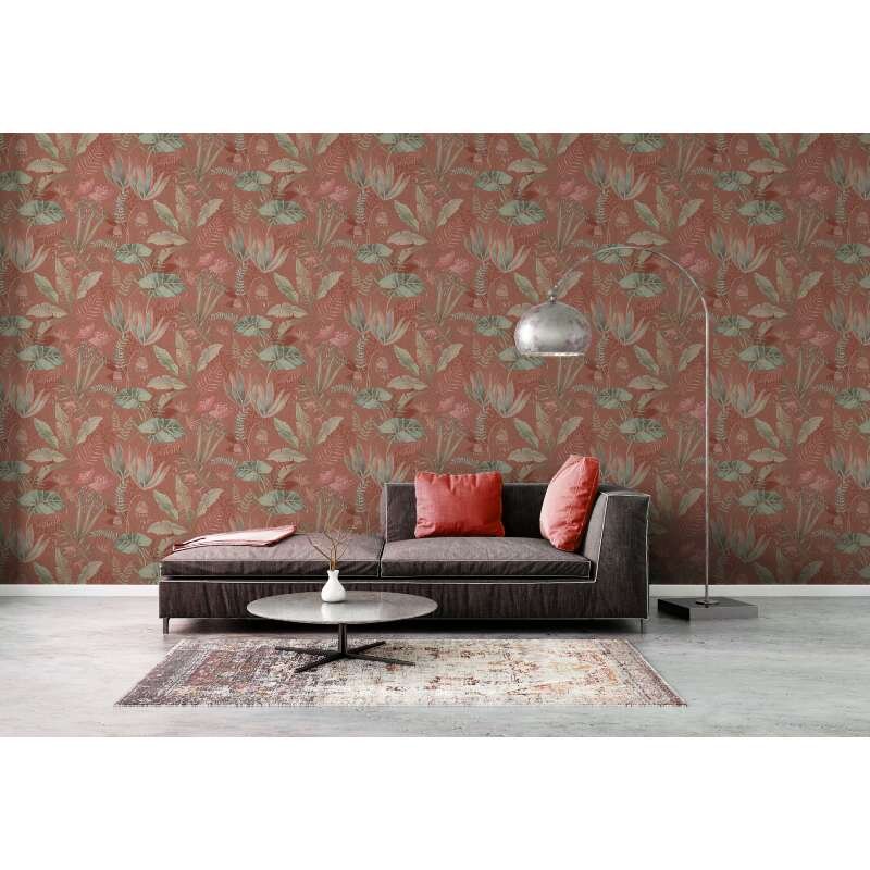 Tapete Rot, Orange, Grün livingwalls Vliestapete (1044850)