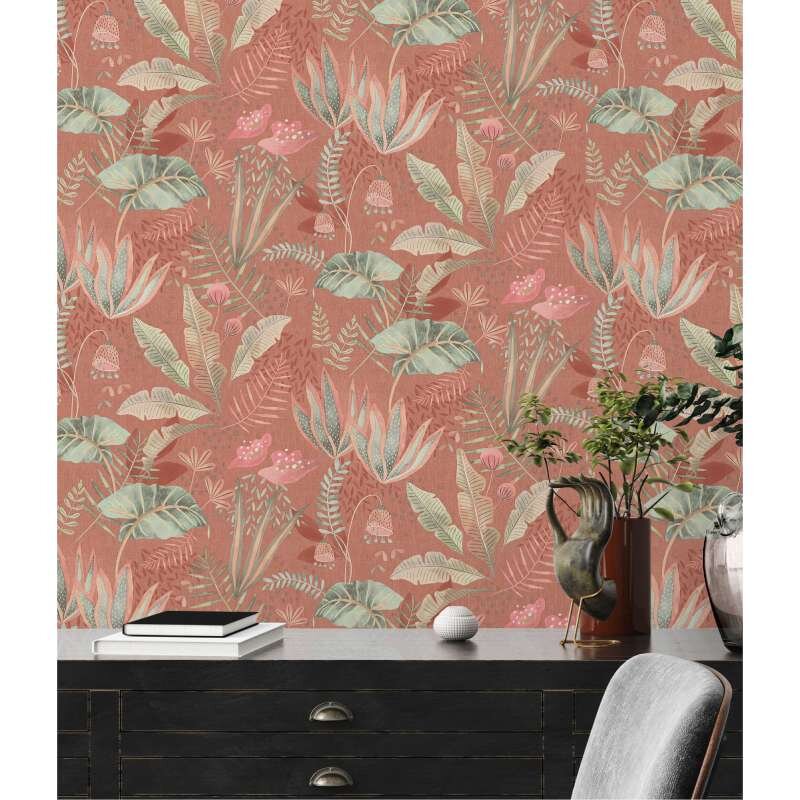 Tapete Rot, Orange, Grün livingwalls Vliestapete (1044850)